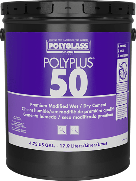 PolyPlus® 50 - Modified Cement Waterproofing Roofing Products ...