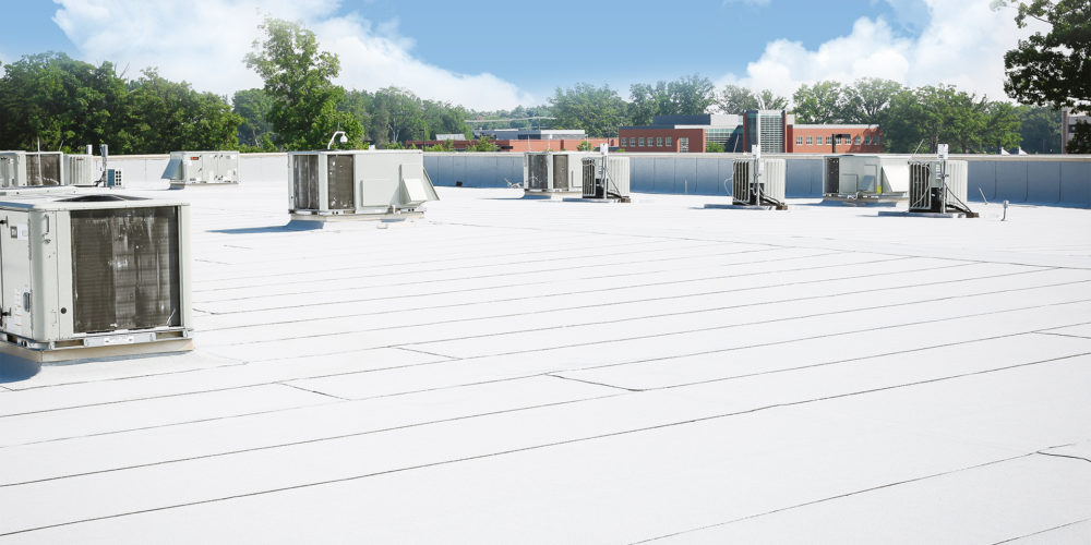 Polyglass' multi-ply white roof system