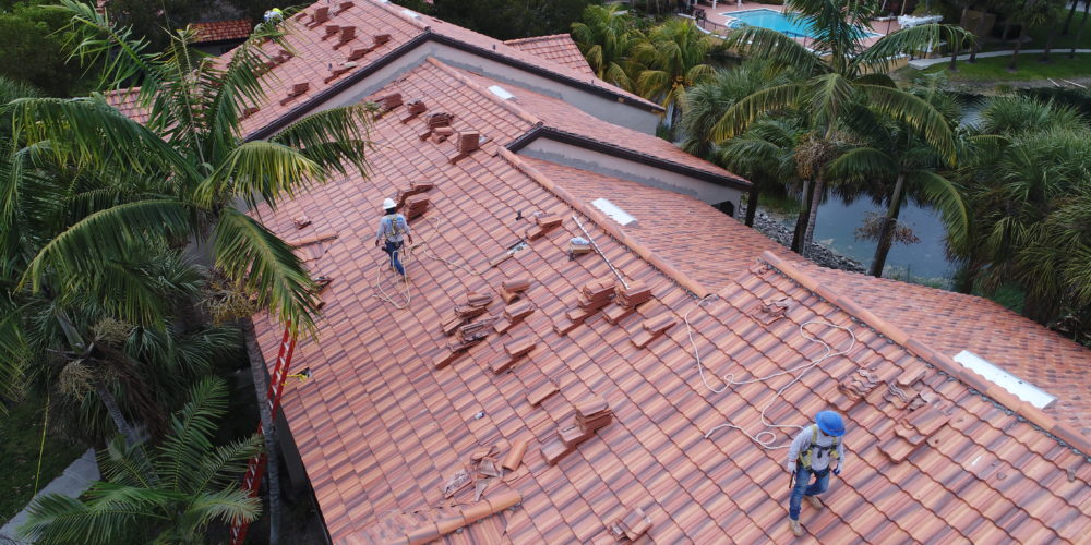Oasis Condos roof installation