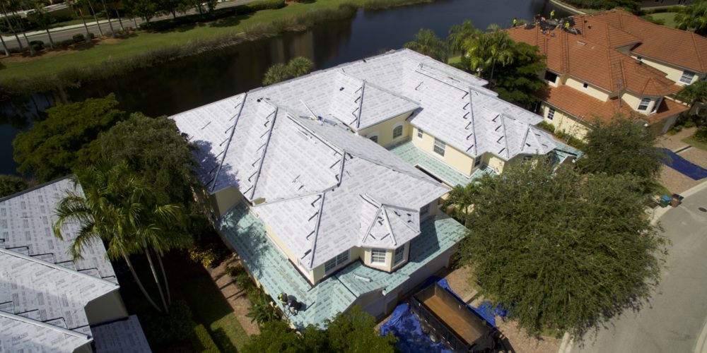 Cape Coral roofing project featuring Polyglass underlayment 8