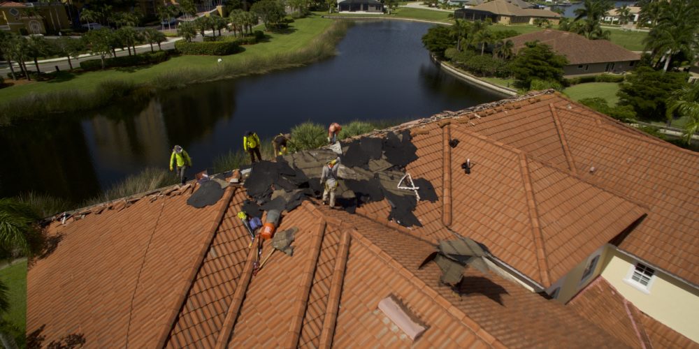 Cape Coral roofing project featuring Polyglass underlayment 3