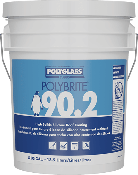 PolyBrite® 90.2 - Elastomeric Roof Coatings, Silicone Coatings Roofing ...