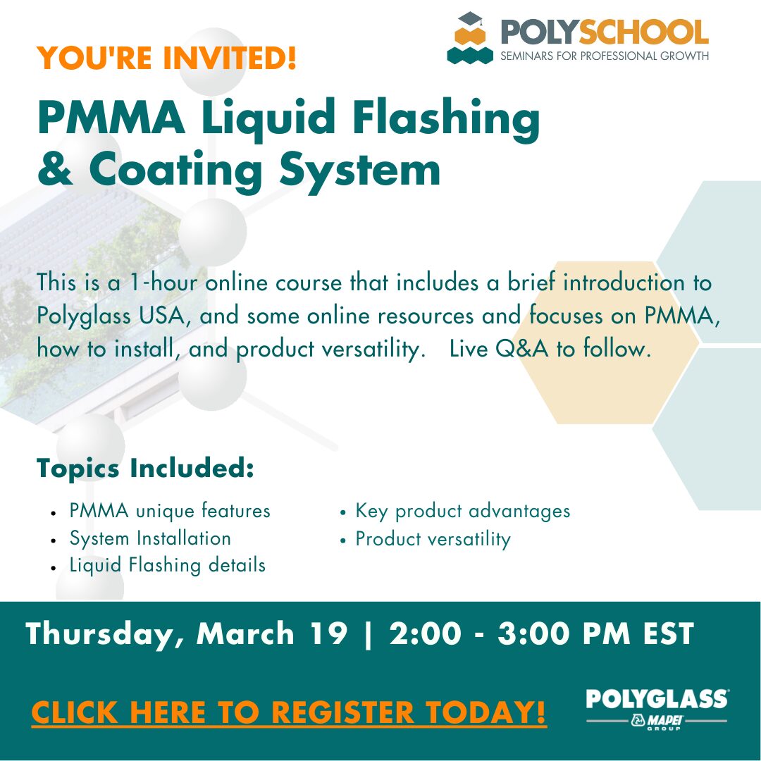 March 19 2026 PMMA Liquid Flashing & Coating System