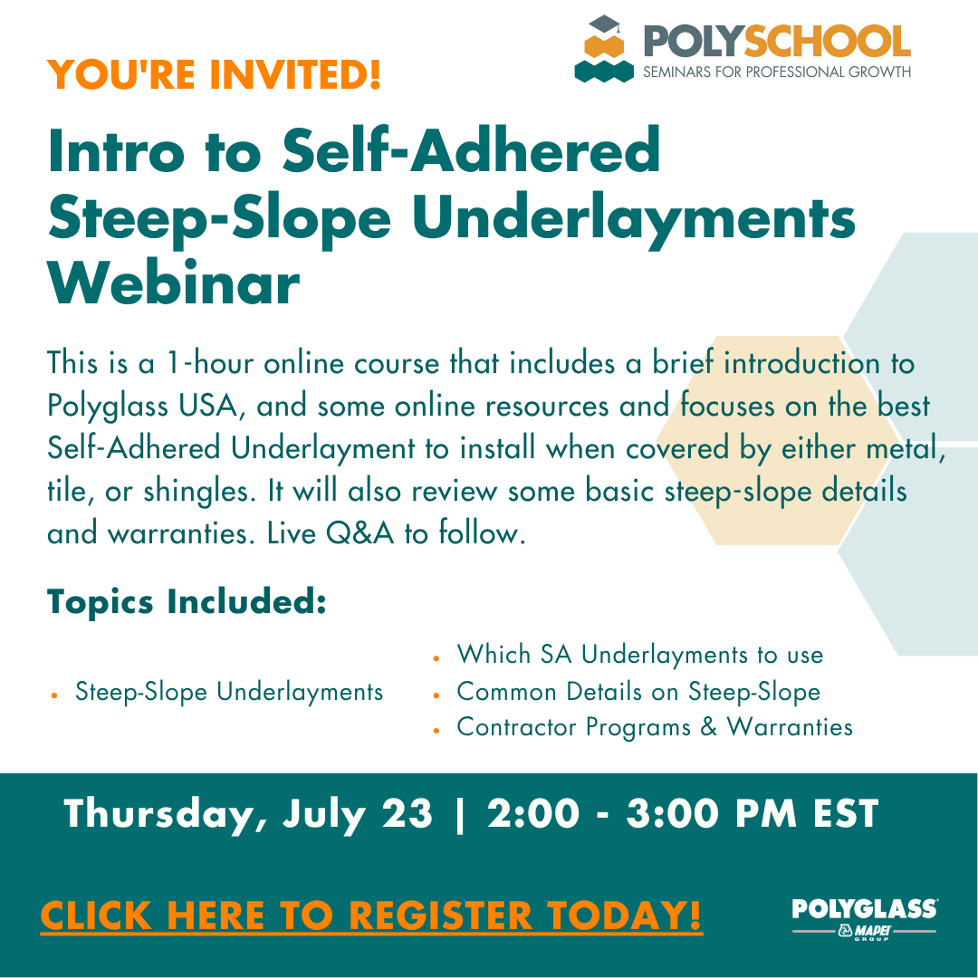 Intro to SA Steep-Slope Membranes July 23 2026